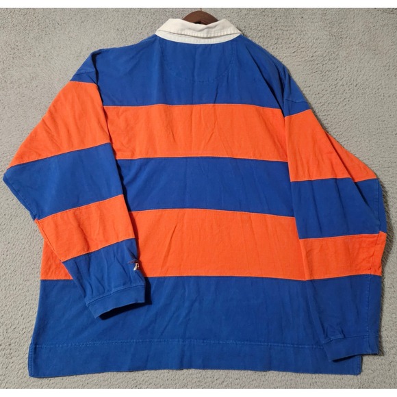 Pro Player Florida Gators Rugby Style Long Sleeve Orange/Blue Striped Mens 2XL - Picture 2 of 7